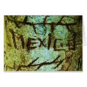 Iridescent "Mexico" Carved Tree Graffiti cards by JuJuGardens Iridescent "Mexico" Carved Tree Graffiti cards