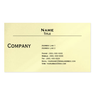 Iridescent Pearl Finish Business Card Template