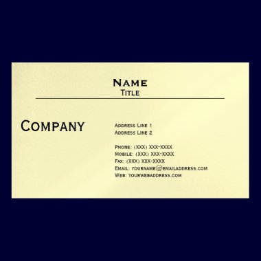 Iridescent Pearl Finish Business Card Template business cards