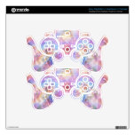 Iridescent Pink and Blue PS3 Controller Decals