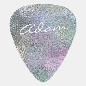 Iridescent Texture Personalized Guitar Pick