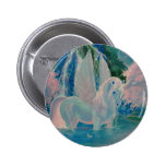 "Iridescent World" Winged Unicorn Badge / Button