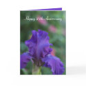 Iris 25th Anniversary Card