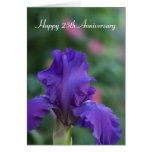 Iris 25th Anniversary Card