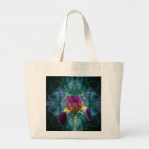 Iris and its meaning tote bags