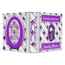 Iris and Lattice Family Photos binders