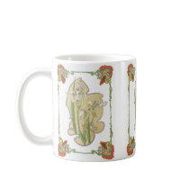 Iris Art Nouveau Mug