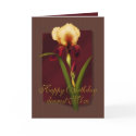 Iris Birthday card