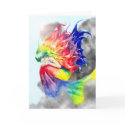 'Iris' Blank Greeting Card