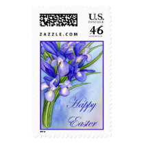 Iris Bouquet "Happy Easter" Stamp by donnabellas Iris Bouquet "Happy Easter" Stamp