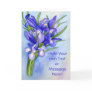 "Iris Bouquet" Painting Greeting Card