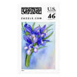 Iris Bouquet Postage Stamp stamps