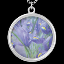 Iris Bouquet Wearable Art Necklace necklaces