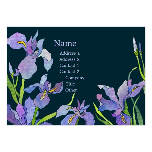Iris Business Cards (front side)