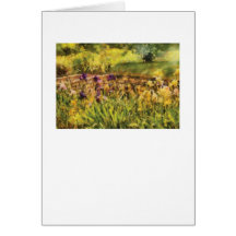 Iris - By the Bridge Greeting Cards
