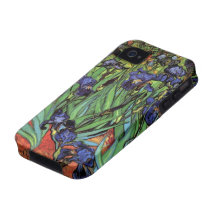 Iris de Van Gogh, arte del impresionismo del poste Vibe iPhone 4 Fundas