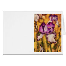 Iris - Diafragma violeta Cards