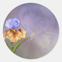 Iris Dream Round Sticker