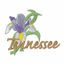 Iris embroidered shirts