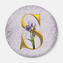 Iris Fantasy Wedding Fridge Magnets