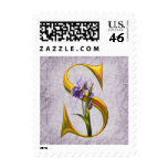 Iris Fantasy Wedding Postage Stamps