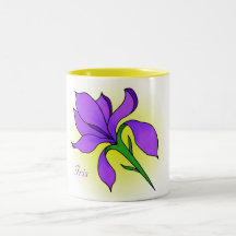 Iris Flower -mug