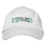 Iris Garden Embroidered Hat