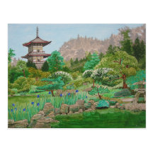 Iris Garden Post Cards