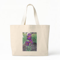 Iris Garden Tote bags