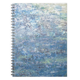 Iris Grace Blue Planet Notepad Spiral Note Book