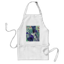 Iris I Was Gardening aprons by LaurelRidge Iris I Was Gardening aprons