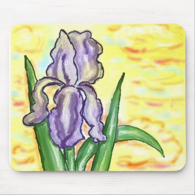 Purple Iris Drawing