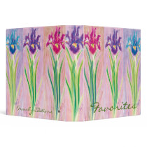 Iris- notebook binders by ormsbyeditions Iris- notebook binders