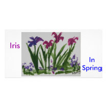 Iris Photo Card