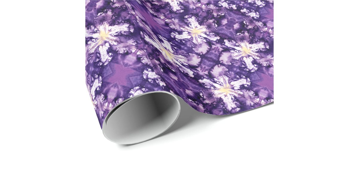 Iris Print Wrapping Paper Zazzle