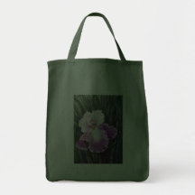 IRIS PURPLE CANVAS BAGS