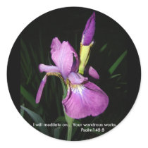  IRIS ROUND STICKERS