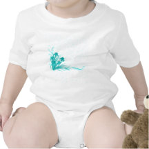 Iris turquoise-green t shirt