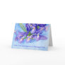 "Iris Vase" Painting Greeting Card