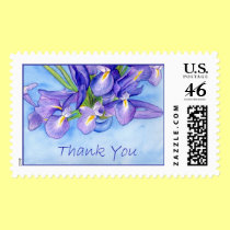 Iris Vase "Thank You" Stamp
