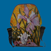 Iris Virginica messenger bags