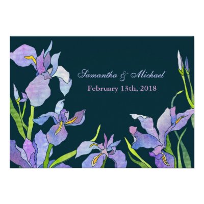 Iris Wedding Invites