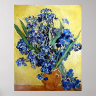 Irises 1890 Vincent van Gogh Poster