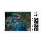 Irises and Water Lilies, Claude Monet Postage