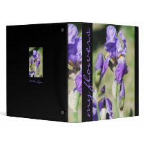 irises 3 ring binders