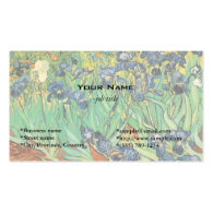 Irises by Van Gogh Business Card