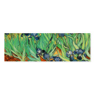 Irises by Van Gogh Business Card Template