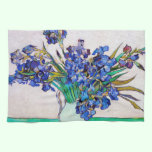 Irises by Vincent Van Gogh kitchen towels