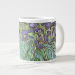 Irises by Vincent van Gogh, Vintage Fine Art Extra Large Mug