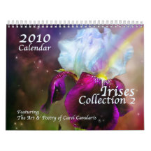Irises - Collection 2 Calendar for 2010